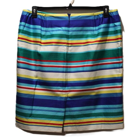 Talbots Bold Stripe Skirt - Sz 18 - Picture 2 of 4
